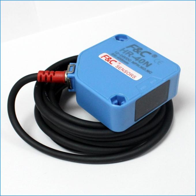12Volt 4ワイヤー反射光電センサー スイッチPNPは正方形Sensor.jpgを拡散させます